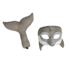 Deluxe Dolphin Animal Set with children’s dolphin mask and tail by Little Safari