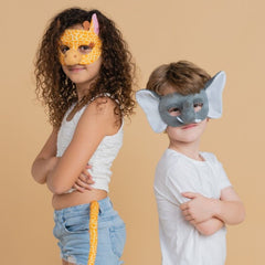 Deluxe Giraffe Animal Set with detailed giraffe mask and tail by Little Safari