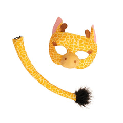 Deluxe Giraffe Animal Set with detailed giraffe mask and tail by Little Safari