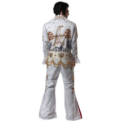 Deluxe rhinestone-studded King of Rock & Roll costume for hire in Brisbane