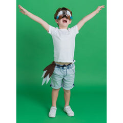 Deluxe Kookaburra Animal Set with Australian bird mask and tail by Little Safari