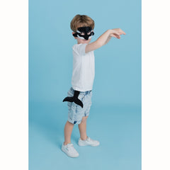Deluxe Orca Animal Set with children’s whale mask and tail by Little Safari