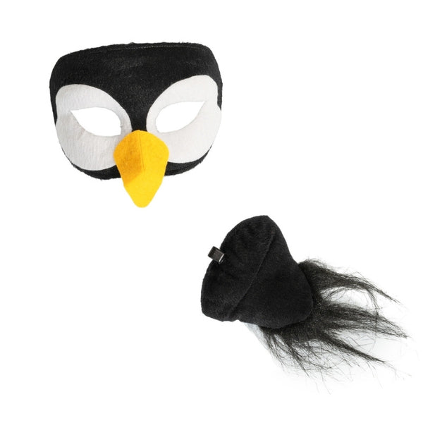 Deluxe Penguin Animal Set with children’s penguin mask and tail by Little Safari