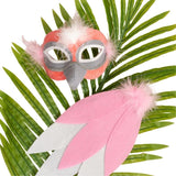 Deluxe Pink Galah Animal Set with vibrant Australian bird mask and tail by Little Safari
