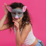 Cute possum mask and tail for kids