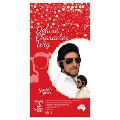 Deluxe Rock Star Wig – 1950s style black rock ’n’ roll wig