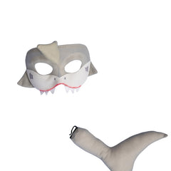 Deluxe Shark Animal Set with toothy mask and tail fin by Little Safari