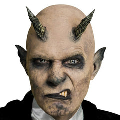 Demon horns prosthetics made from Black Label latex by Tinsley Transfers.