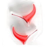 Devil Horns Clip On – red plastic horns with fold-back metal clips, perfect for Halloween, cosplay, theatre, and devil-themed costumes
