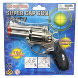 Die Cast 357 Magnum Cap Gun, measures 15cm, caps not included.