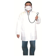 Doctor costume set with lab coat, mask, and stethoscope