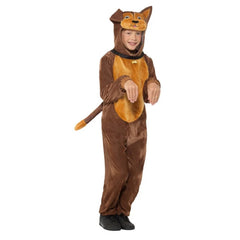 Dog Costume-Child, jumpsuit with hood and tail.
