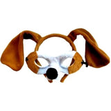 Dog headband and mask set for kids