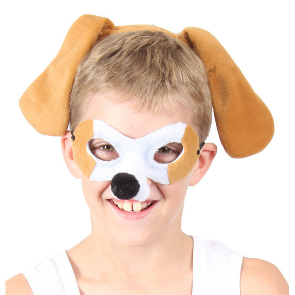 Kids Dog Headband and Mask Set for Book Week, school dress-up, animal costumes and costume parties.
