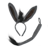 donkey ears and tail set costume accessory