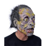 dorian latex zombie mask, deluxe, full head mask with ears, hair and pox face, halloween.
