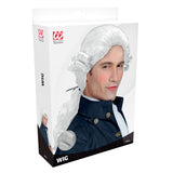 Packaging for duke donatien white colonial wig