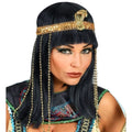 Egyptian Empress Wig with Beaded Snake Headband