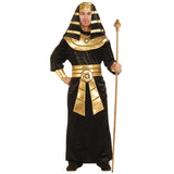 Egyptian Pharaoh Men’s Costume – Black Robe with Gold Accessories by Dr Toms
