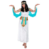 Egyptian queen fancy dress costume with gold belt and cuffs