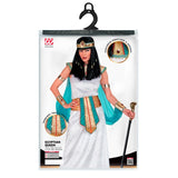 Ancient Egypt costume for women with royal headpiece packaging