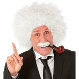 Scientist style wig with white moustache