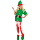 Woman wearing the elf shoe covers