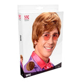 Packaging for rock and pop star style short auburn wig