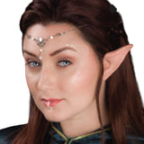 Elven latex ears in Black Label latex by Tinsley Transfers. Realistic long ears for cosplay, fantasy, or elf costumes.