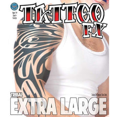 Extra Large Tribal Tattoo - Tinsley FX Temporary Tattoo, tribal design.