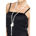 Extra Long Pearl Necklace – 1920s Flapper Style