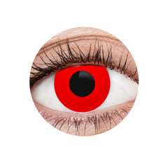 EyeFX Red Devil 1 Contact Lenses – red demon cosplay – 12 Month Use