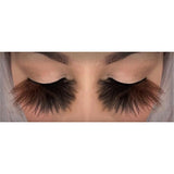 Eyelashes - Black/Brown Fluffy and long with a tube of glue.