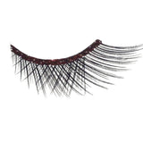 Eyelashes - Black w/Brown Glitter Trim along the eye lid.