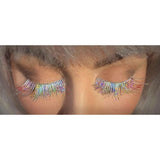 Eyelashes - Rainbow Holographic tinsel.