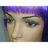 Eyelashes - Rainbow Holographic tinsel.
