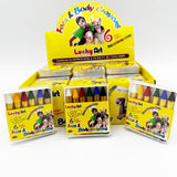 Face and body make-up crayons set of 6 primary colours.