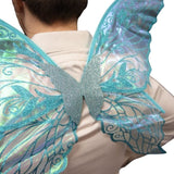 Butterfly-style wings with elastic straps