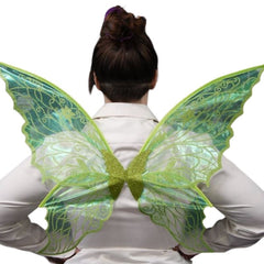 Butterfly-style wings with elastic straps