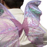 fairy wings purple detail close up