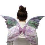 Butterfly-style wings with elastic straps