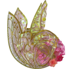 Pink and gold fairy wings adult size