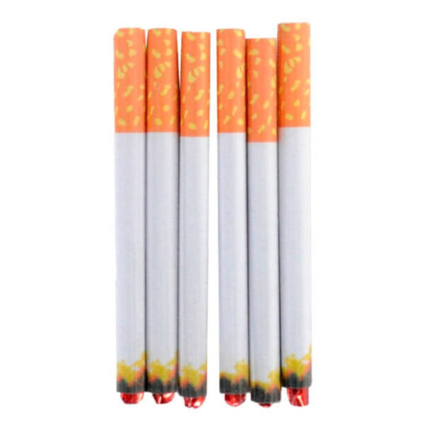 Fake Cigarettes 6 Pack with red foil tips – novelty prop for 1920s gangster and flapper costumes