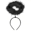 Feather Fallen Angel Halo - Black