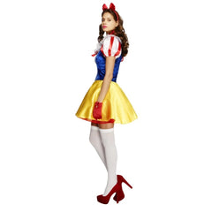 Fever Fairytale women's costume with velvet dress and yellow skirt