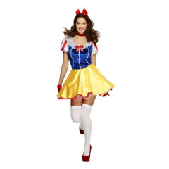 Fever Fairytale women's costume with velvet dress and yellow skirt