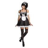 Classic French maid outfit with sleeves
