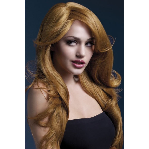 Fever Nicole long auburn wig with soft waves