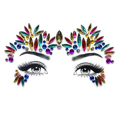 Face Jewels - Fire Worx is multi-coloured.