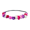 Flower Headband – Pink & Purple Tones